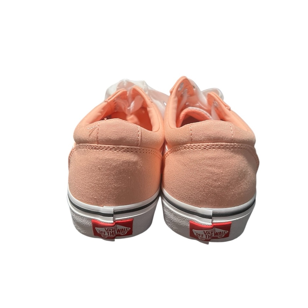 Vans Orange and White Sneakers Classic Skate Style - Picture 3 of 3
